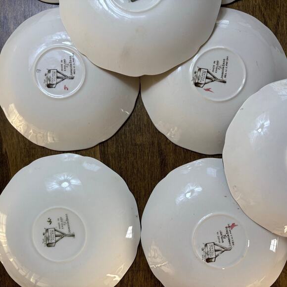 Johnson Brothers Friendly Village Ice House Saucers 5 5/8 Set Of 10 - Picture 6 of 8